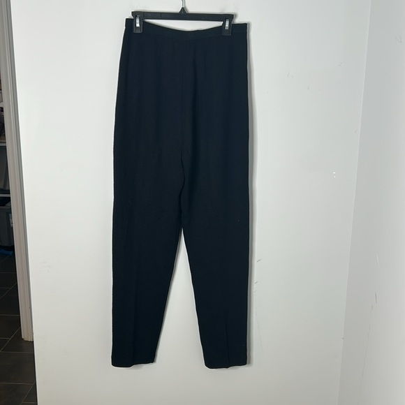 St.John by Marie Gray Black Knit Pants - Picture 5 of 5
